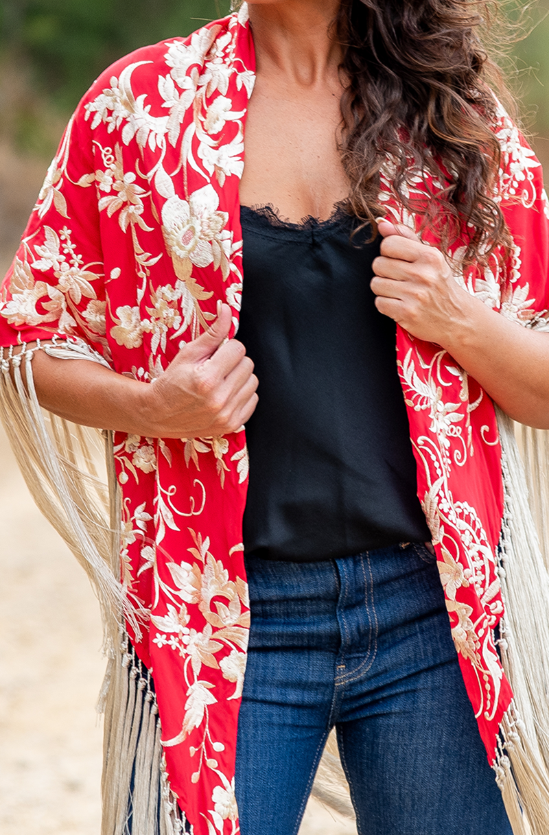 Mantón Bulerias | Rojo