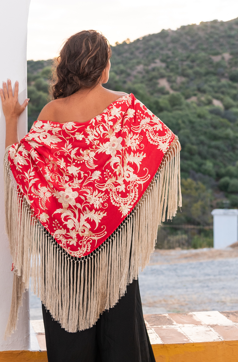 Mantón Bulerias | Rojo